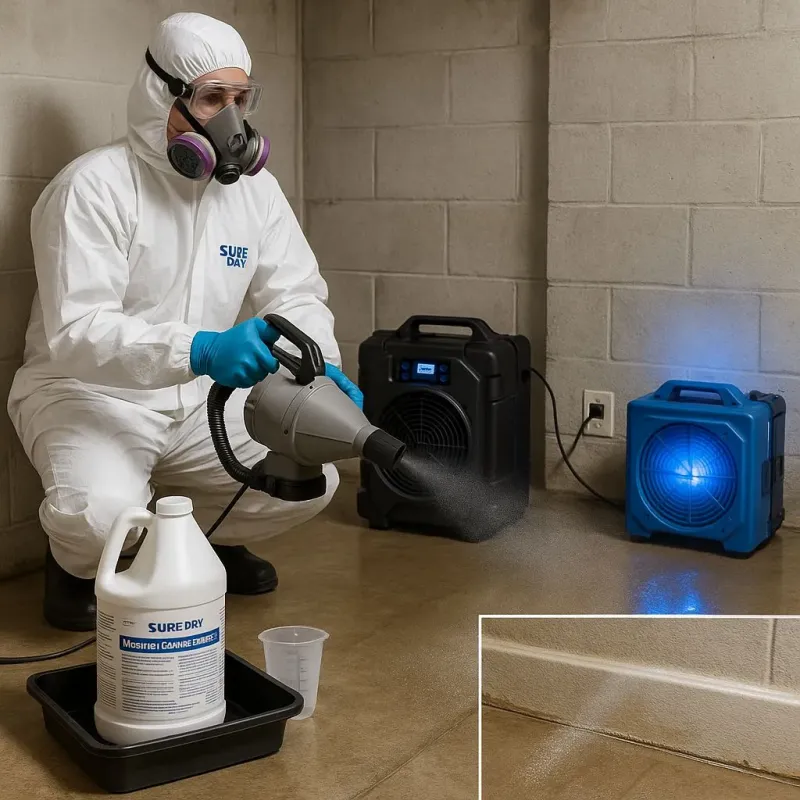 Sanitization and Odor Removal process in Merrifield, VA